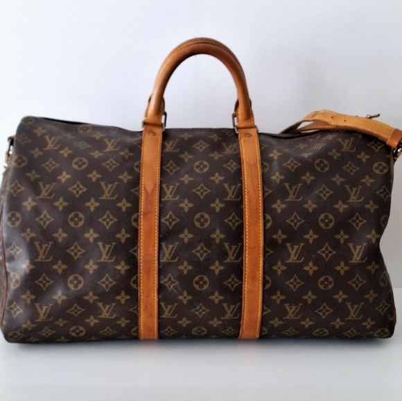 Louis Vuitton vintage travel duffle bag with accessories - Picture 6 of 16